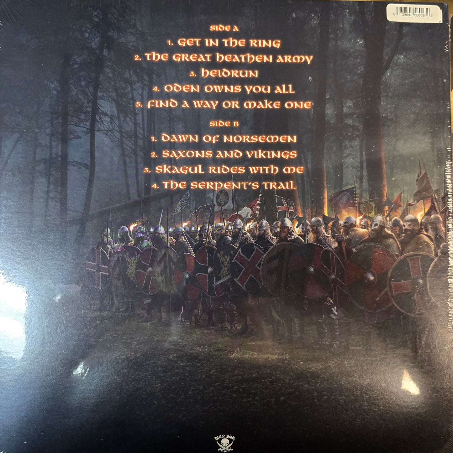 AMON AMARTH : THE GREAT HEATHEN ARMY LTD LP 180G SMOKE COLOURED VINYL