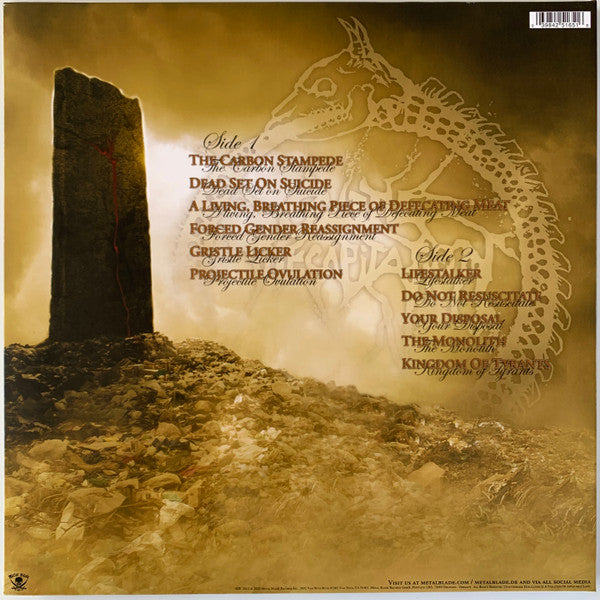 CATTLE DECAPITATION : MONOLITH OF INHUMANITY LP 180G