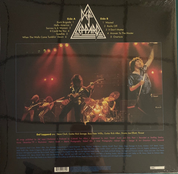 DEF LEPPARD : ON THROUGH THE NIGHT LP 180G