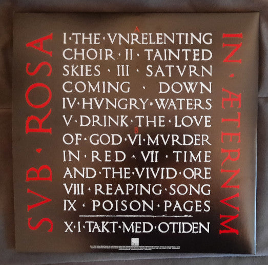 TRIBULATION : SVB ROSA IN AETURNUM LP 180G