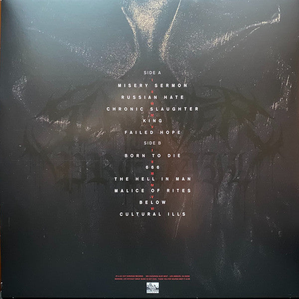 SLAUGHTER TO PREVAIL : MISERY SERMON LTD LP 180G NEON GREEN BLACK WHITE MARBLED VINYL