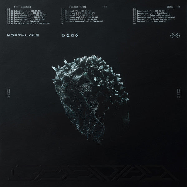 NORTHLANE : OBSIDIAN LTD 2LP 180G BLACK SILVER SPLATTER VINYL