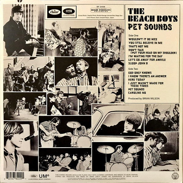 THE BEACH BOYS : PET SOUNDS LP 180G