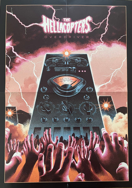 THE HELLACOPTERS : OVERDRIVER LTD LP 180G BRICK RED VINYL W/POSTER