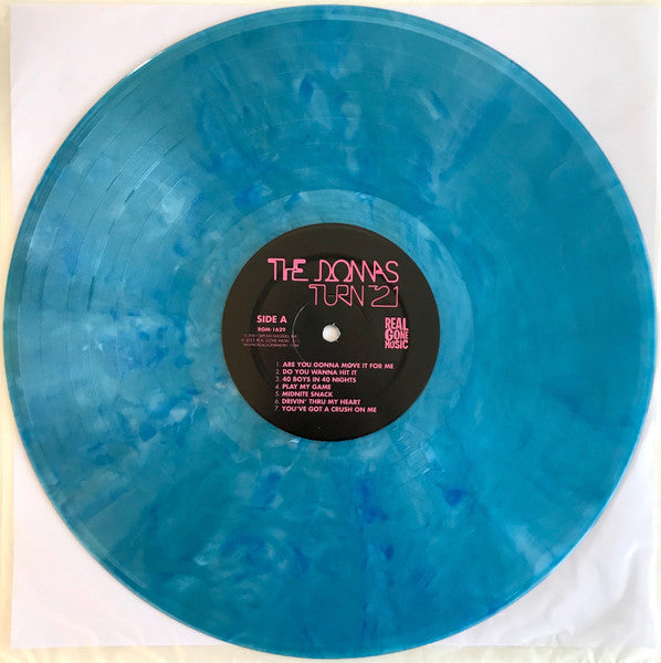 THE DONNAS : THE DONNAS TURN 21 LTD LP 180G BLUE ICE QUEEN VINYL