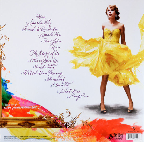TAYLOR SWIFT : SPEAK NOW 2LP 180G