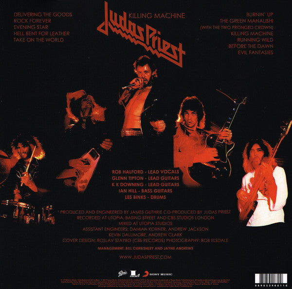 JUDAS PRIEST : KILLING MACHINE LP 180G