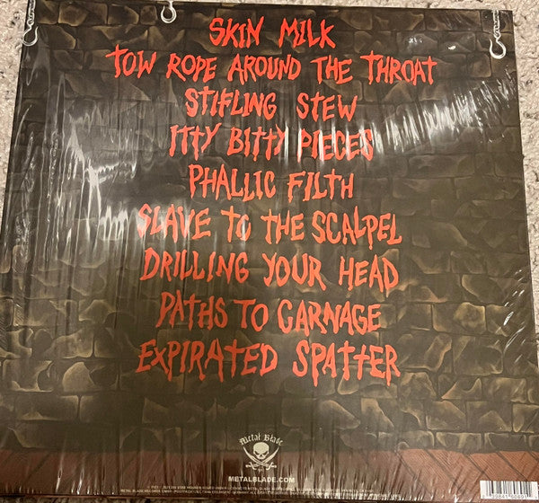 200 STAB WOUNDS : SLAVE TO THE SCALPEL LTD LP MUDDY OLIVE BROWN MARBLED VINYL