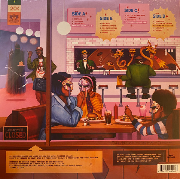 MF DOOM : MM..FOOD LTD 20TH ANNIVERSARY 2LP 180G