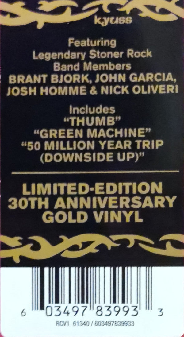 KYUSS : BLUES FOR THE RED SUN LP 180G