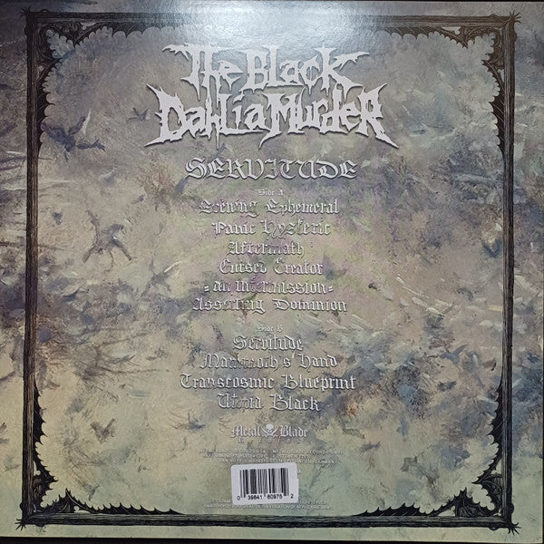 THE BLACK DAHLIA MURDER : SERVITUDE LP 180G