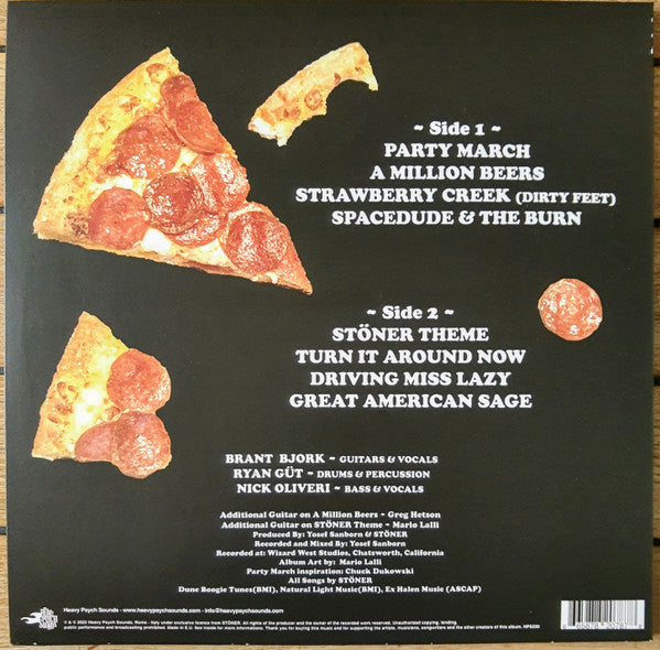 STONER : TOTALLY LTD LP 180G YELLOW ORANGE RED SPLATTER VINYL