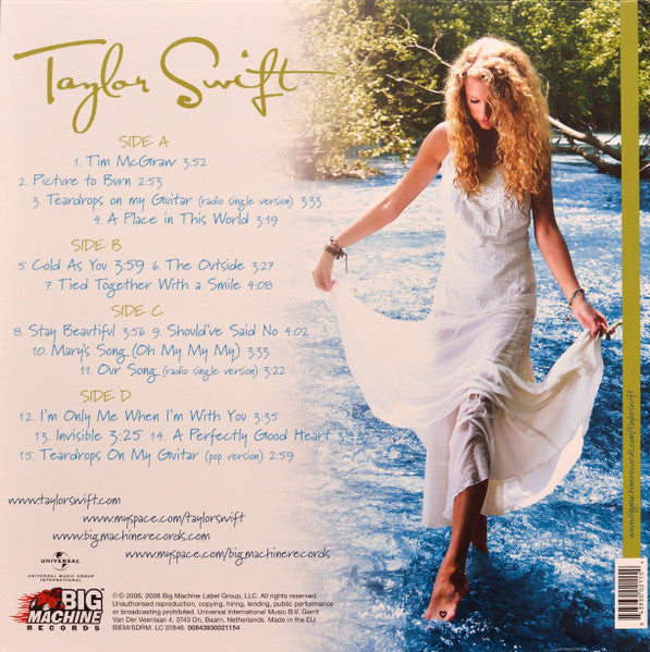 TAYLOR SWIFT : TAYLOR SWIFT 2LP 180G