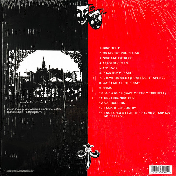 SUICIDEBOYS : I WANT TO DIE IN NEW ORLEANS LTD LP 180G SILVER VINYL