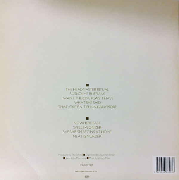 THE SMITHS : MEAT IS MURDER LP 180G