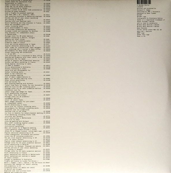APHEX TWIN : SYRO 3LP 180G