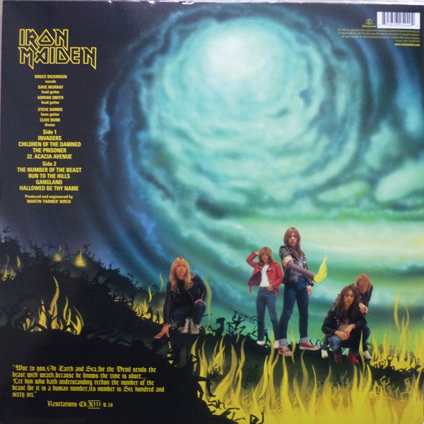 IRON MAIDEN : THE NUMBER OF THE BEAST LP 180G