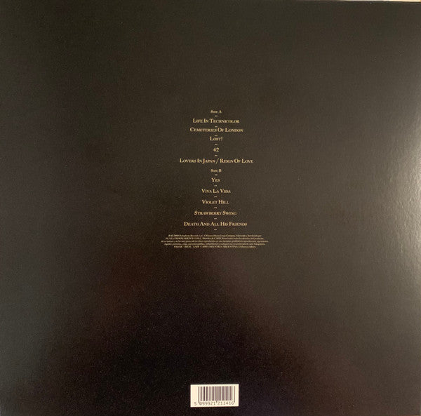 COLDPLAY : VIVA LA VIDA OR DEATH AND ALL HIS FRIENDS LP 180G