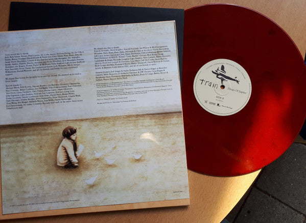 TRAIN : DROPS OF JUPITER LTD LP 180G RED BLACK MARBLED VINYL
