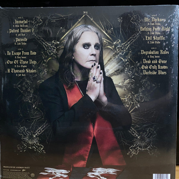 OZZY OSBOURNE : PATIENT NUMBER 9 LTD 2LP 180G RED & BLACK MARBLED VINYL