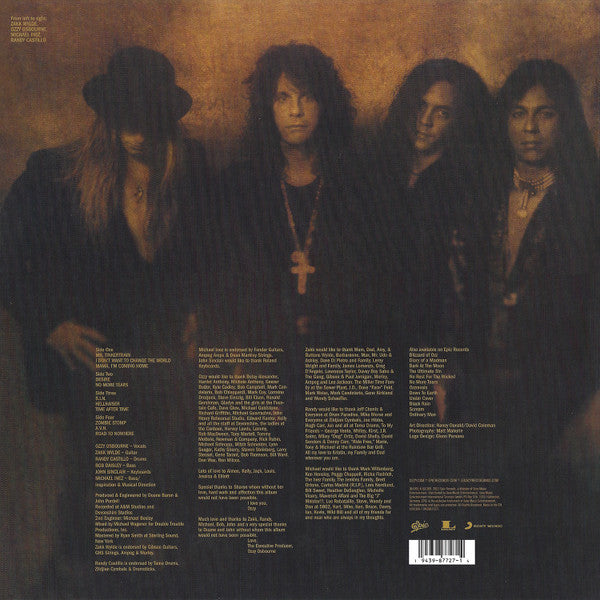 OZZY OSBOURNE : NO MORE TEARS 2LP 180G