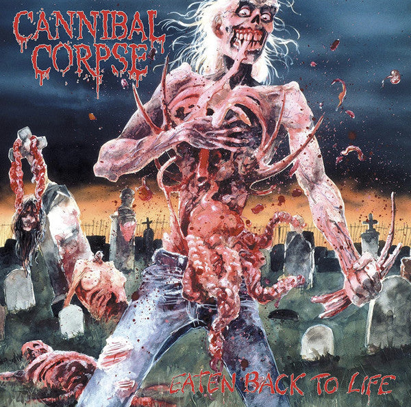 CANNIBAL CORPSE : EATEN BACK TO LIFE LTD LP 180G RED SWIRL VINYL