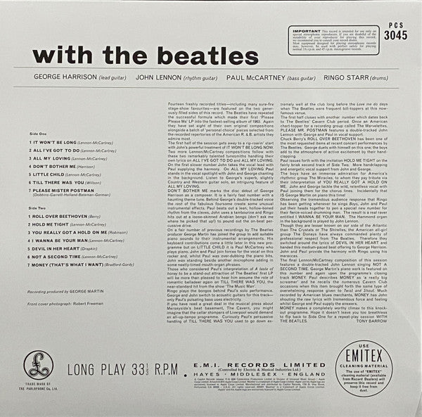 THE BEATLES : WITH THE BEATLES LP 180G