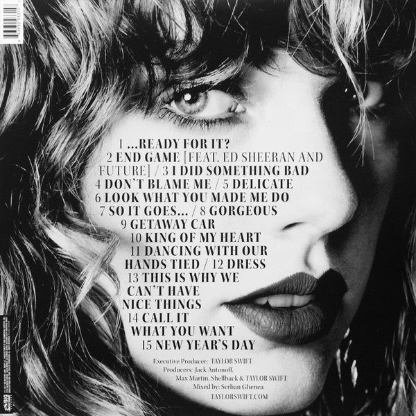 TAYLOR SWIFT : REPUTATION LTD 2LP PICTURE DISC EDITION