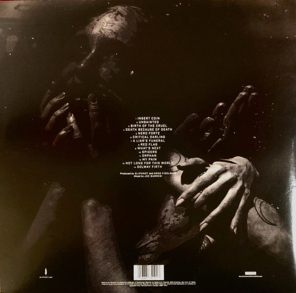 SLIPKNOT : WE ARE NOT YOUR KIND LTD 2LP CLEAR VINYL
