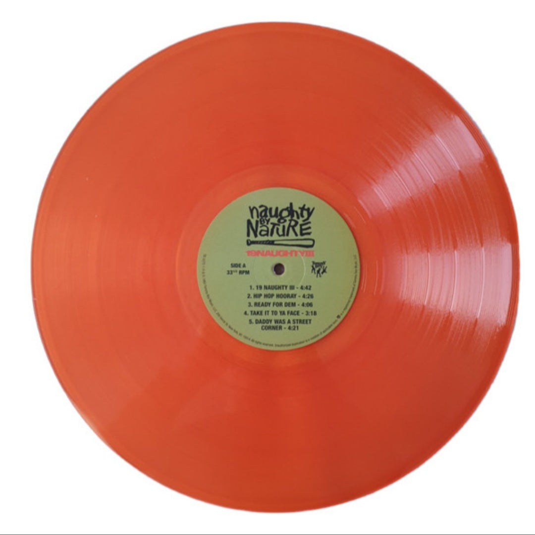 NAUGHTY BY NATURE : 19 NAUGHTY III LTD 30TH ANNIVERSARY 2LP ORANGE VINYL