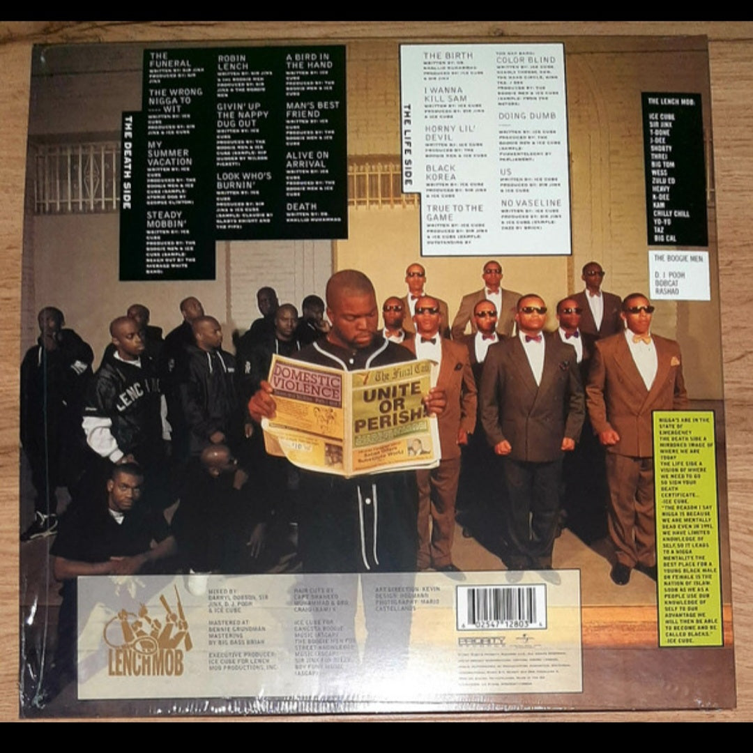 ICE CUBE : DEATH CERTIFICATE LP 180G