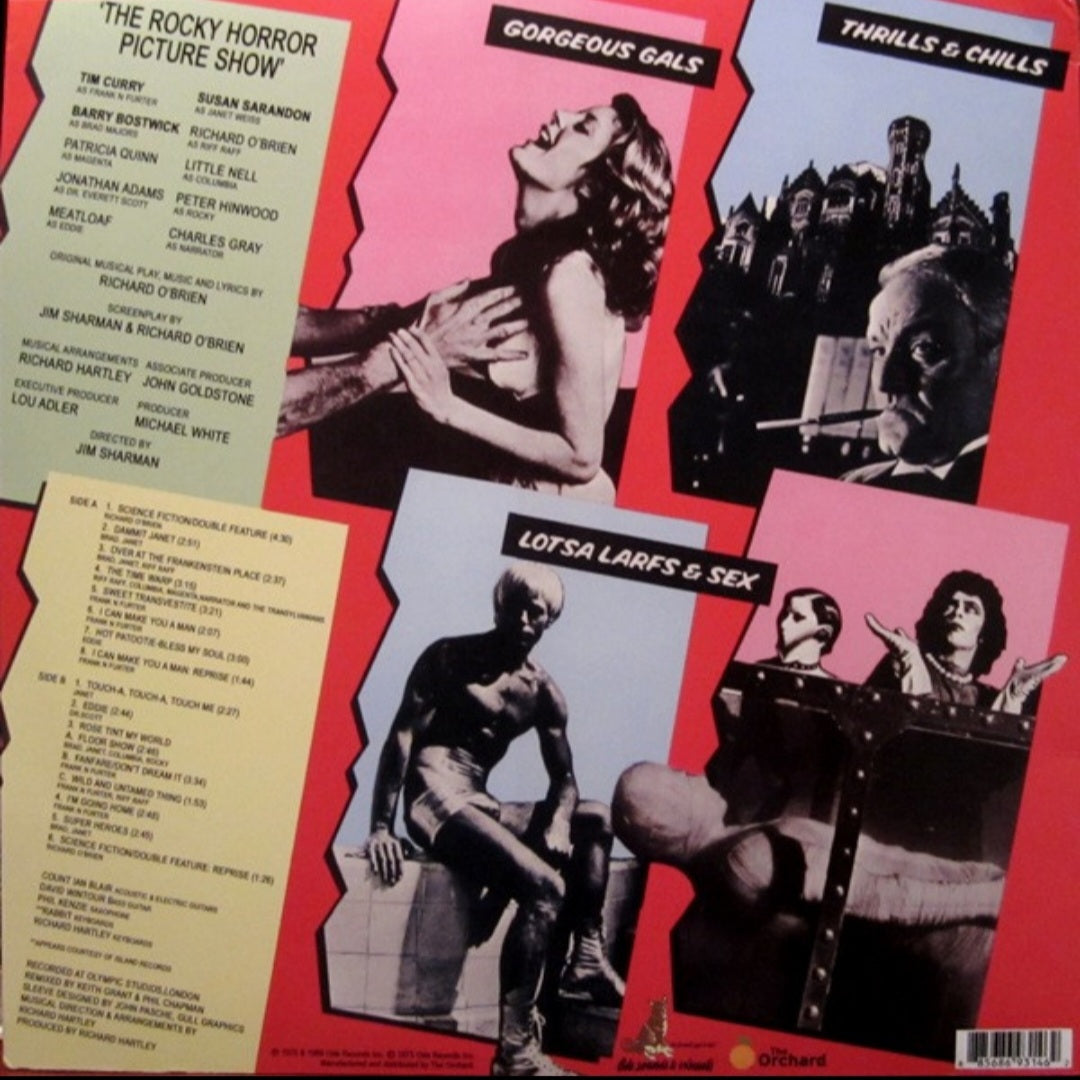 THE ROCKY HORROR PICTURE SHOW : ORIGINAL SOUND TRACK RED WAX ❤️