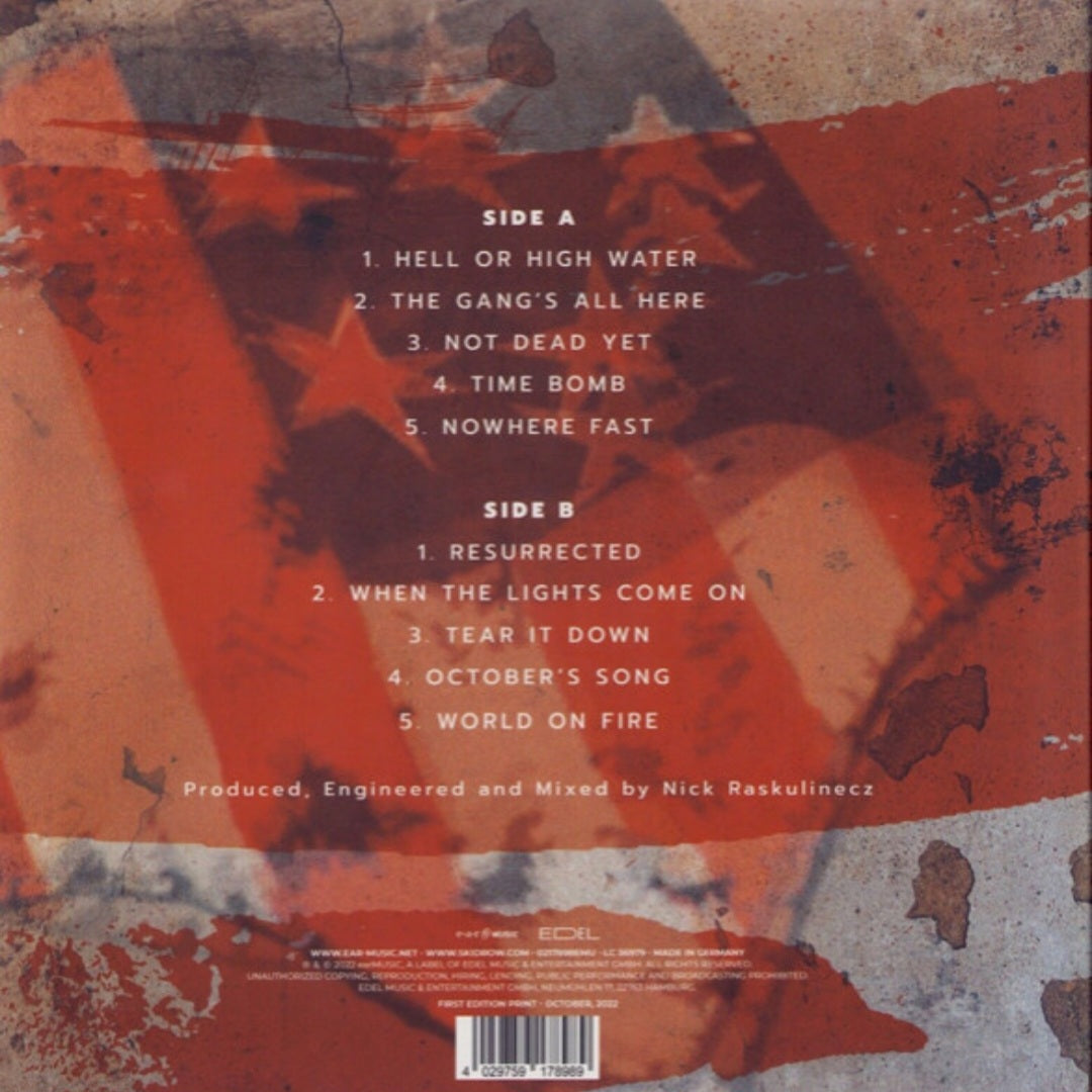 SKID ROW : THE GANGS ALL HERE 180G LP RED VINYL ❤️