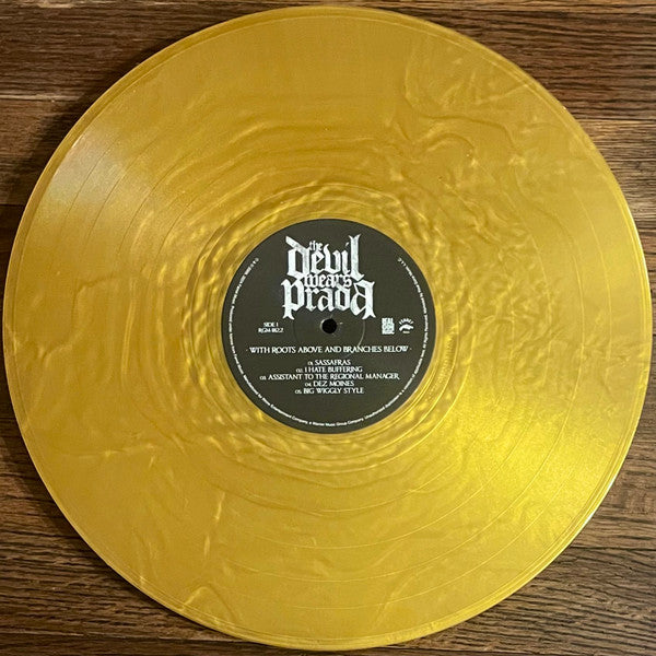 THE DEVIL WEARS PRADA : WITH ROOTS ABOVE AND BRANCHES BELOW LTD LP 180G GOLD VINYL