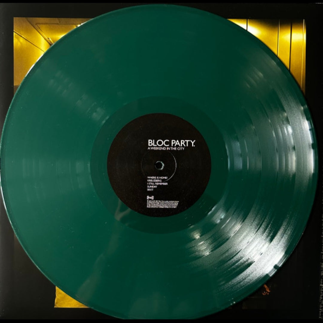 BLOC PARTY : A WEEKEND IN THE CITY LTD LP 180G GREEN VINYL 💚