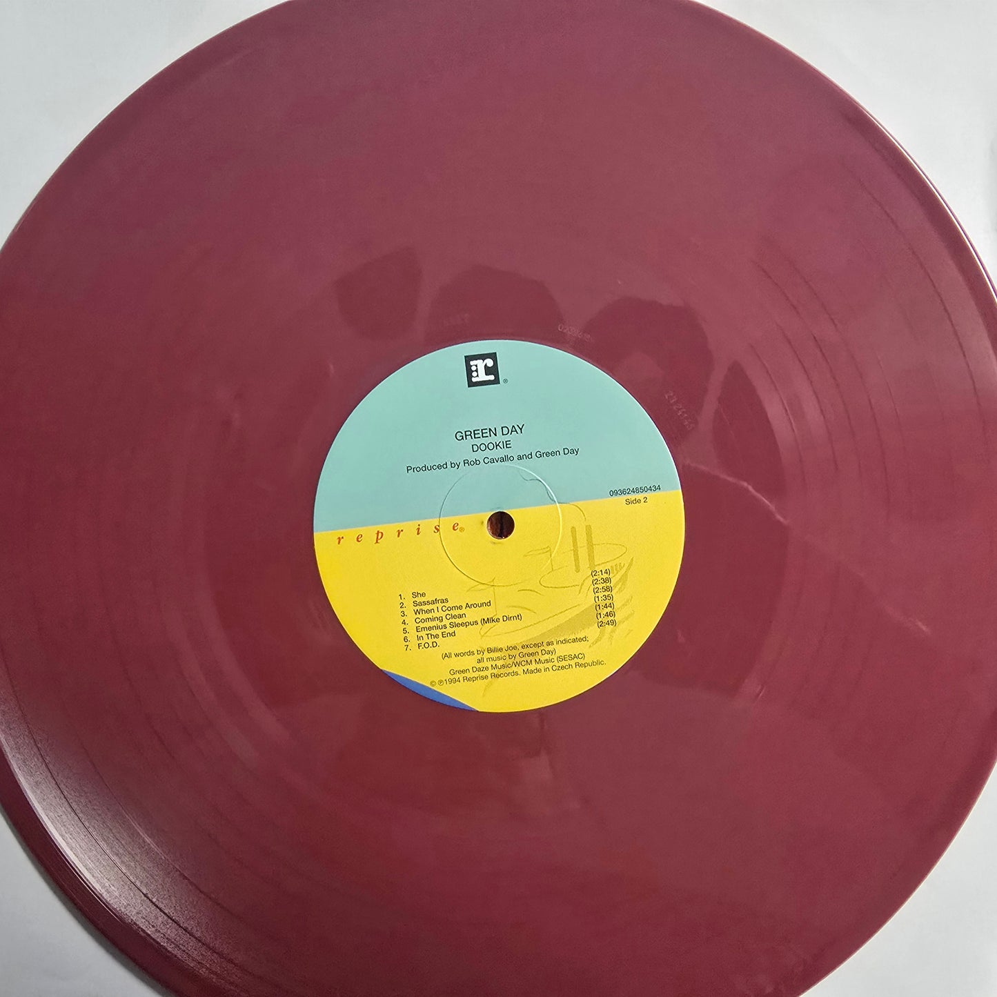 GREEN DAY : DOOKIE LTD 30TH ANNIVERSARY LP 180G RASBERRY VINYL