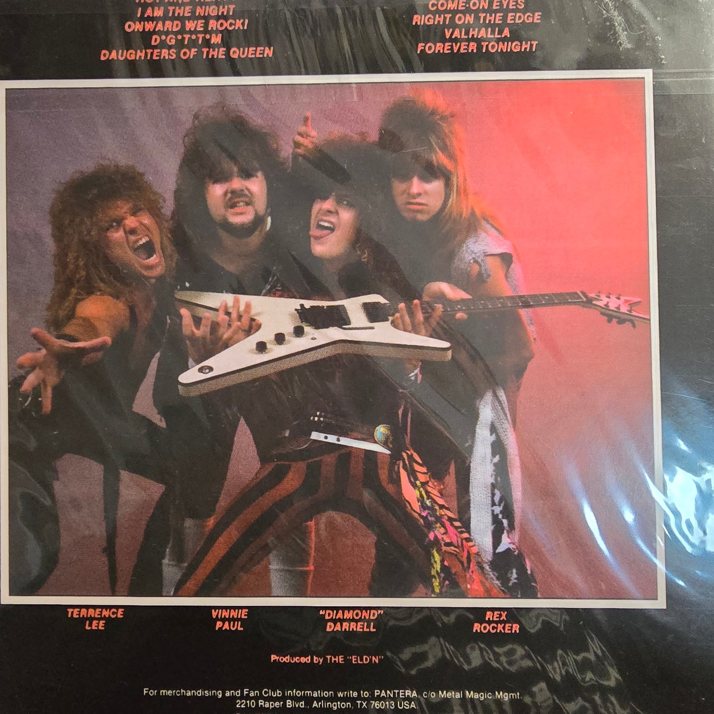 PANTERA : I AM THE NIGHT LTD LP 180G WHITE VINYL
