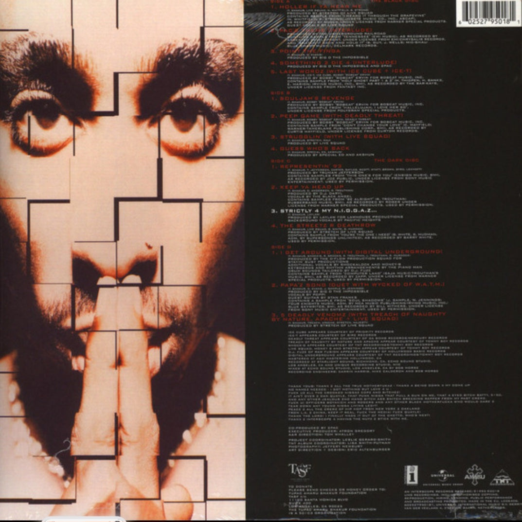 2PAC : STRICTLY 4 MY NIGGAZ LTD 25TH ANNIVERSARY 2LP 180G