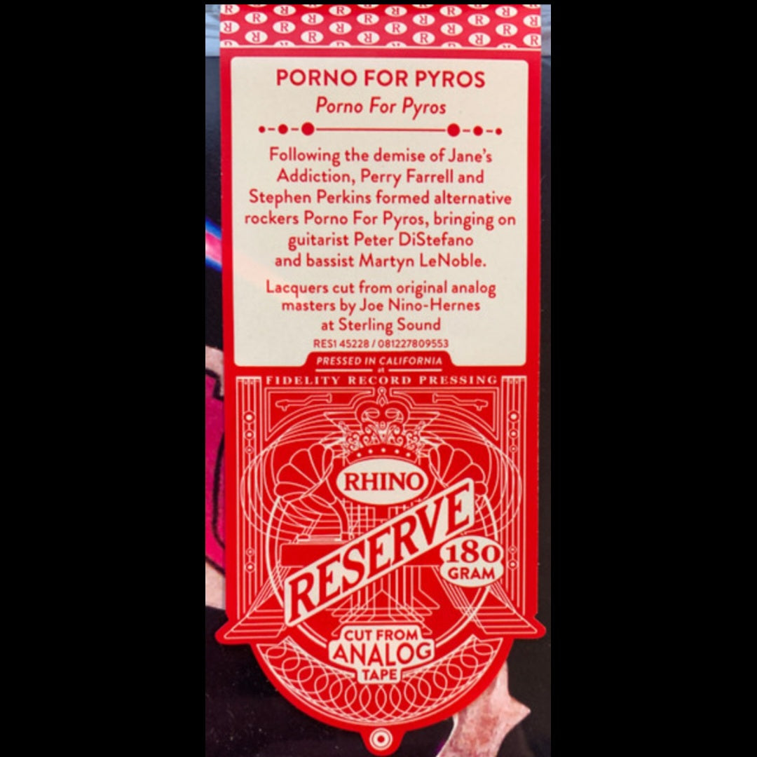 PORNO FOR PYROS : PORNO FOR PYROS LP 180G