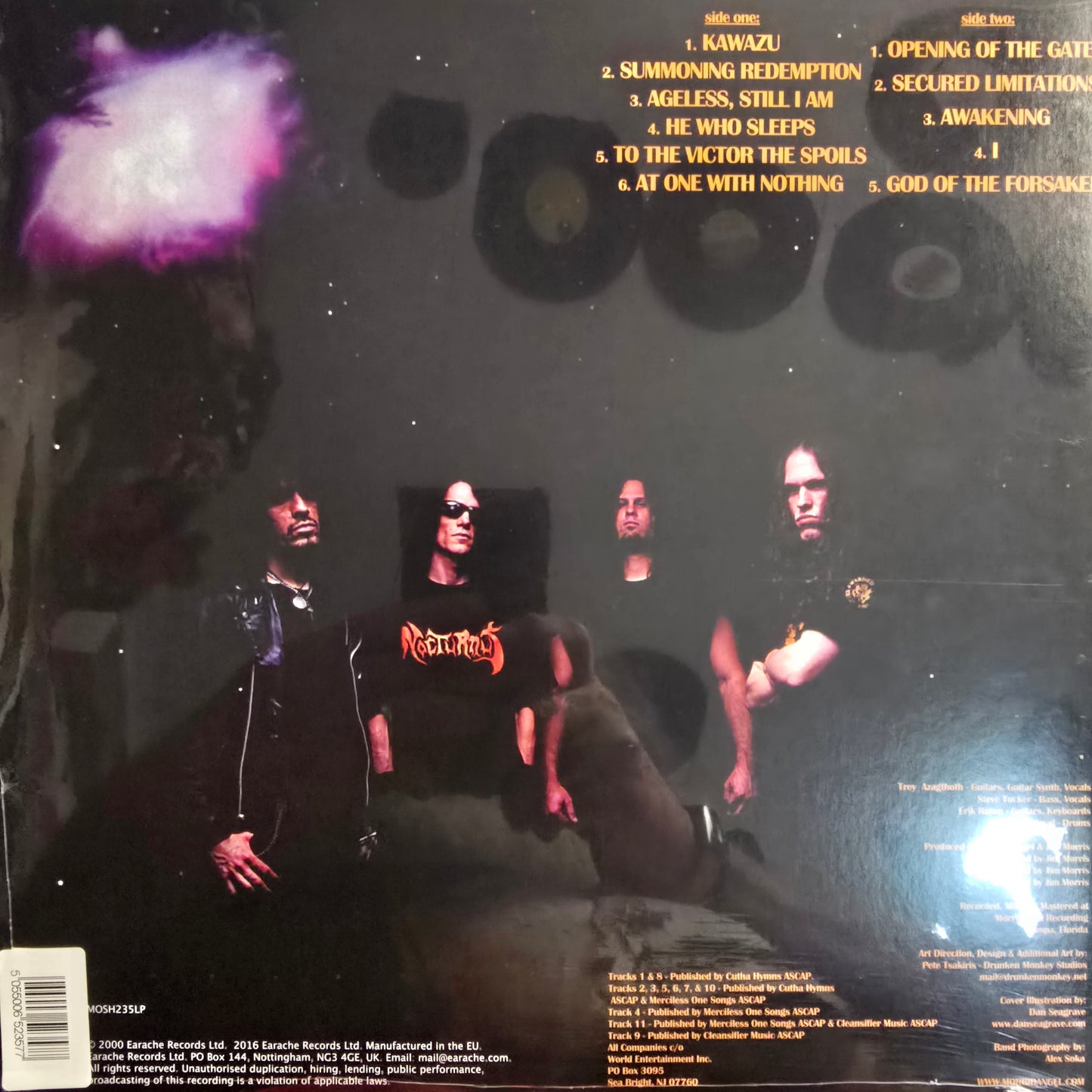 MORBID ANGEL : GATEWAYS TO ANNIHILATION LP 180G