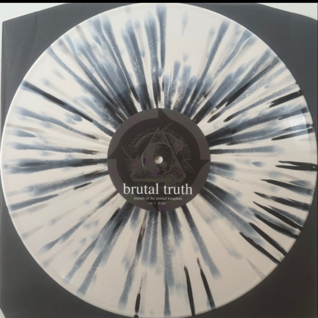 BRUTAL TRUTH : SOUNDS OF THE ANIMAL KINGDOM LTD 2LP 180G BONE BLACK SPLATTER VINYL