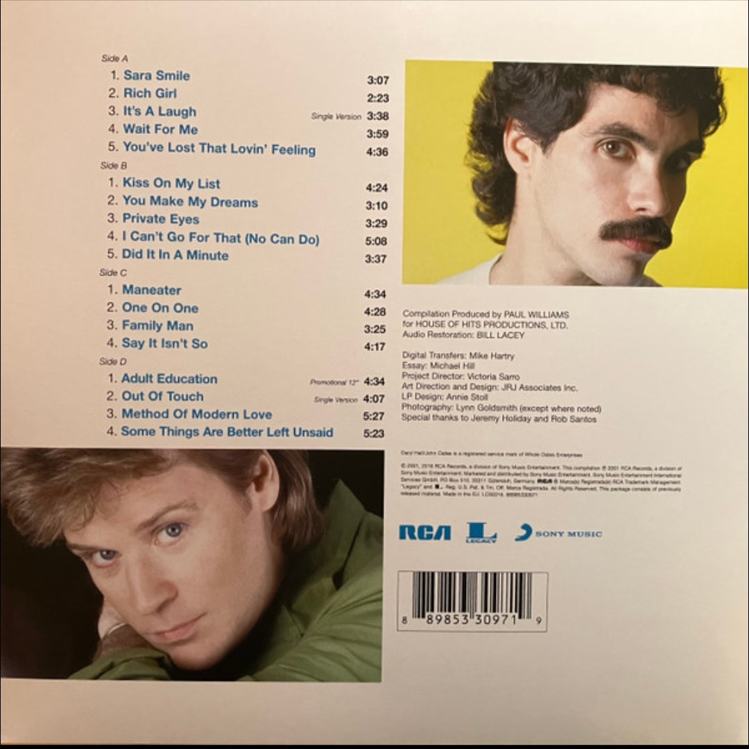 DARYL HALL & JOHN OATES : THE VERY BEST OF 2LP 180G