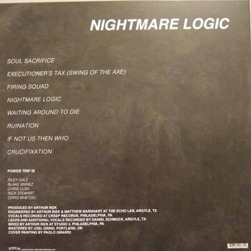 POWER TRIP : NIGHTMARE LOGIC LP 180G