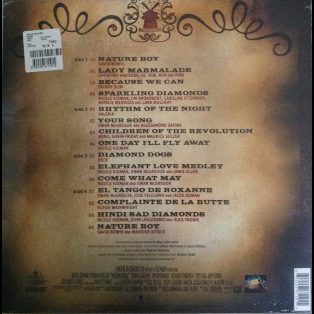 MOULIN ROUGE : MUSIC FROM BAZ LURHMAN'S FILM 2LP 180G