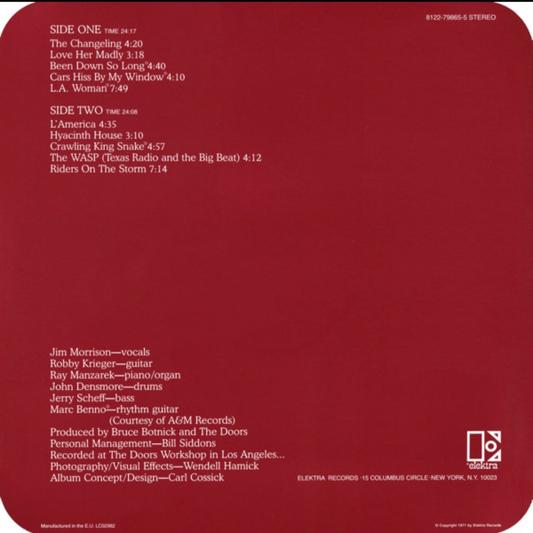 THE DOORS : LA WOMAN LP 180G DIE CUT SLEEVE