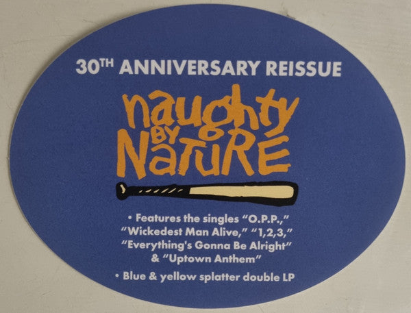 NAUGHTY BY NATURE : NAUGHTY BY NATURE 30TH ANNIVERSARY LTD 2LP 180G BLUE YELLOW SPLATTER VINYL