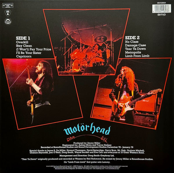 MOTORHEAD : OVERKILL LP 180G