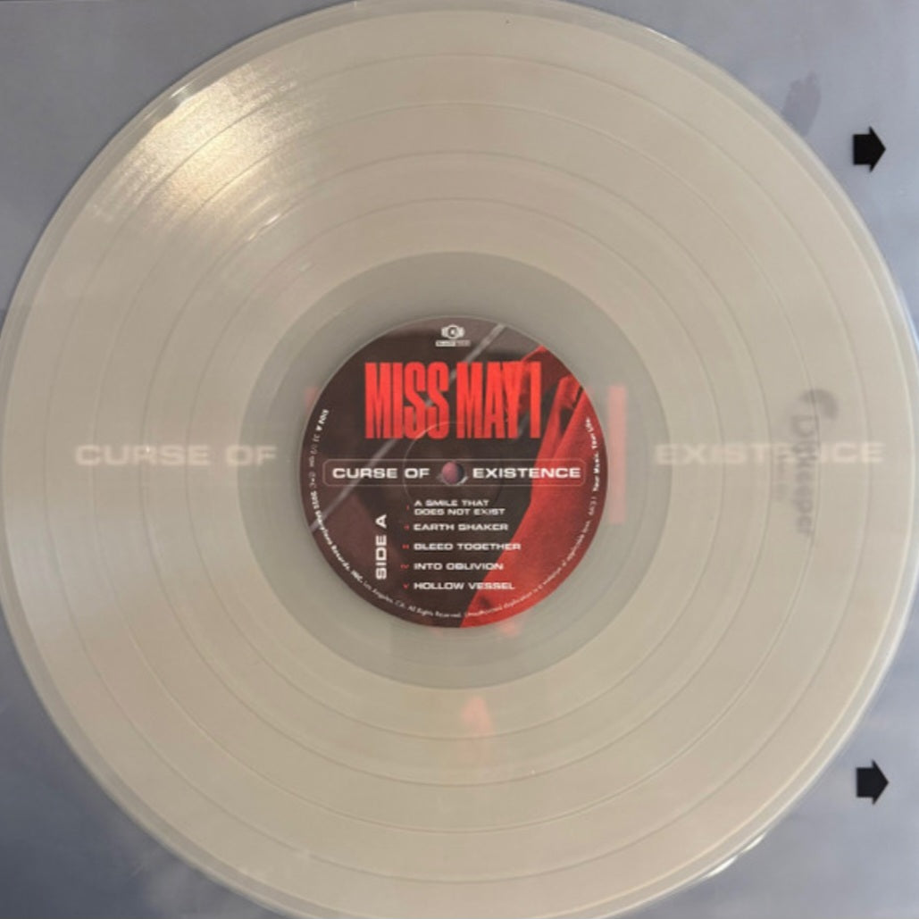 MISS MAY I : CURSE OF EXISTENCE LTD LP 180G GLOW IN THE DARK VINYL