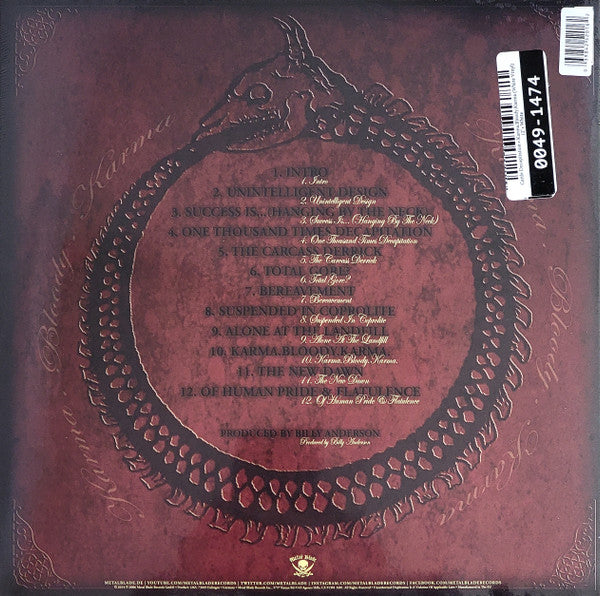 CATTLE DECAPITATION : KARMA BLOODY KARMA LTD LP 180G WHITE VINYL