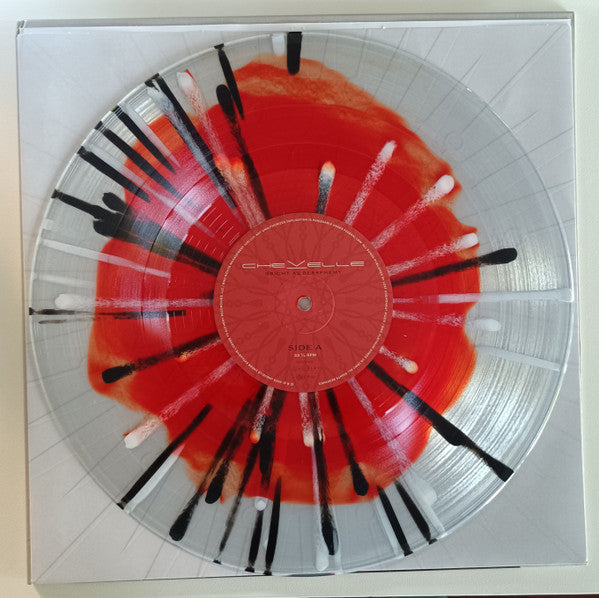 CHEVELLE : BRIGHT AS BLASPHEMY LTD LP 180G RUBY CLEAR BLACK WHITE SPLATTER VINYL